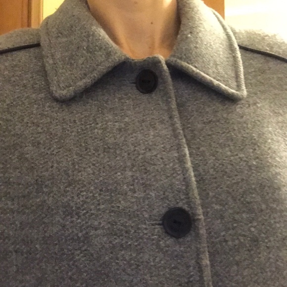 VIA SPIGA gray, buttoned up coat, wool, polyester - Picture 2 of 8